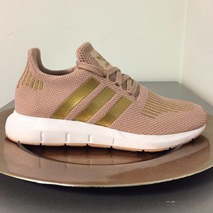 NEW Adidas Swift Run Rose Gold & Pink